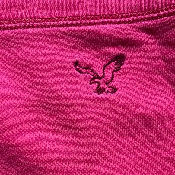 American Eagle Outfitters Pink Athletic Shorts with Drawstring Waistband - Picture 6 of 7